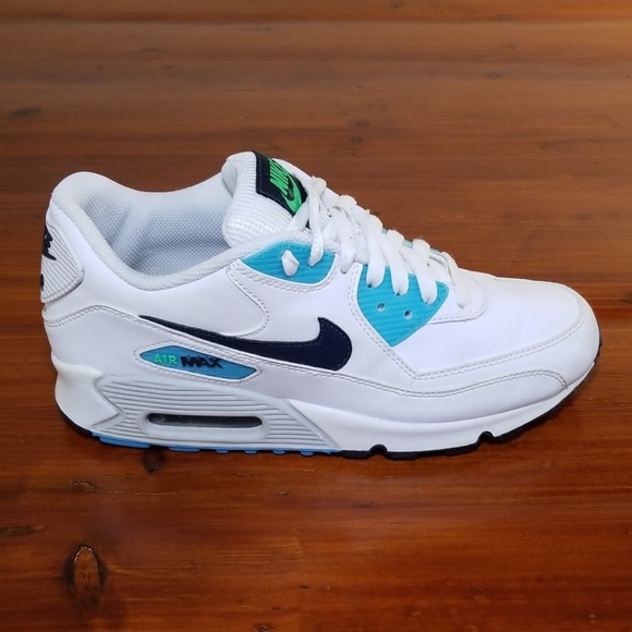 Nike Other - Nike Air Max 90 Classic Sneaker. White/Turquoise.